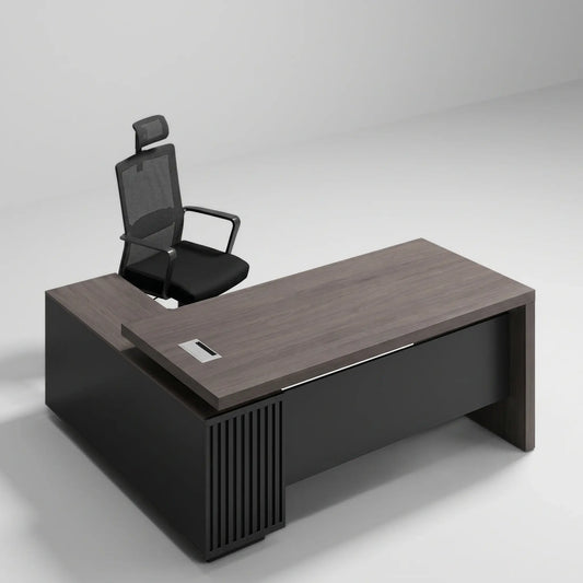 Mercer · Modern Executive L-Shaped Desk