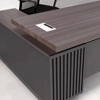 Mercer · Modern Executive L-Shaped Desk