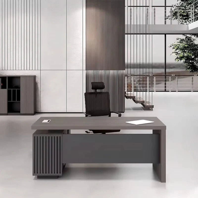 Mercer · Modern Executive L-Shaped Desk