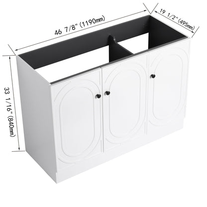 Modern Freestanding Bathroom Vanity With Soft Close Cabinet Doors