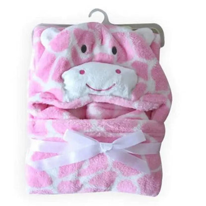 Baby Cartoon Hooded Towel Sleepwear Unique Soft Comfortable Bath Towel Elegant Babies Warm Indoor Cute Bathrobes