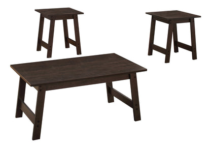 3-Piece Table Set - Coffee, End, Side, Accent