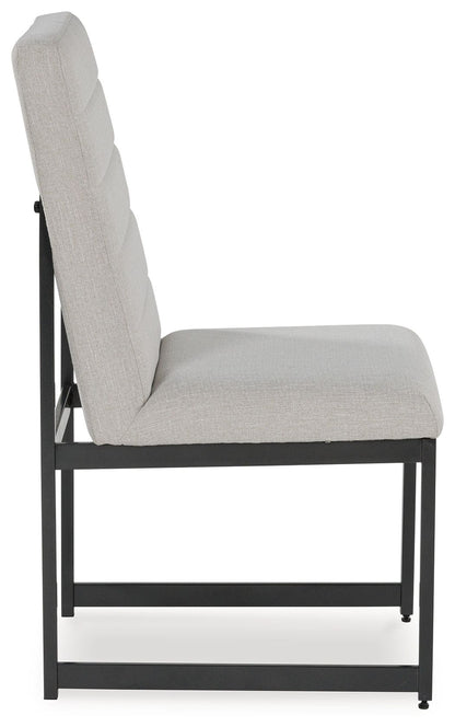 Tomtyn - Dining Upholstered Side Chair (Set of 2) - Light Brown