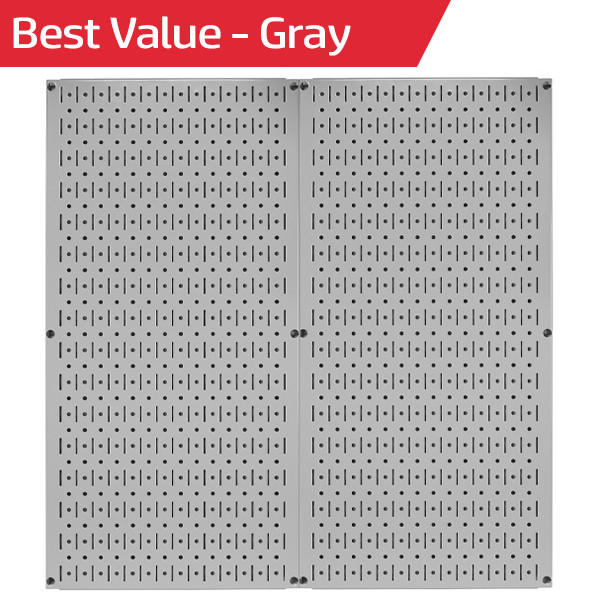 Metal Pegboard Pack - Two 32in x 16in Pegboard Tool Boards