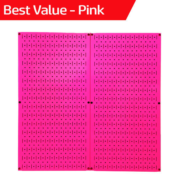 Metal Pegboard Pack - Two 32in x 16in Pegboard Tool Boards