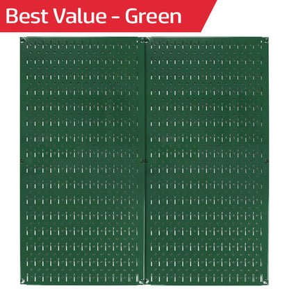 Metal Pegboard Pack - Two 32in x 16in Pegboard Tool Boards