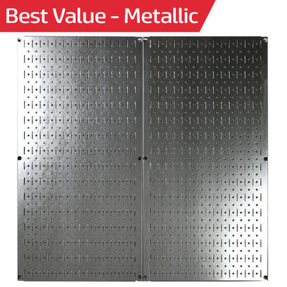 Metal Pegboard Pack - Two 32in x 16in Pegboard Tool Boards