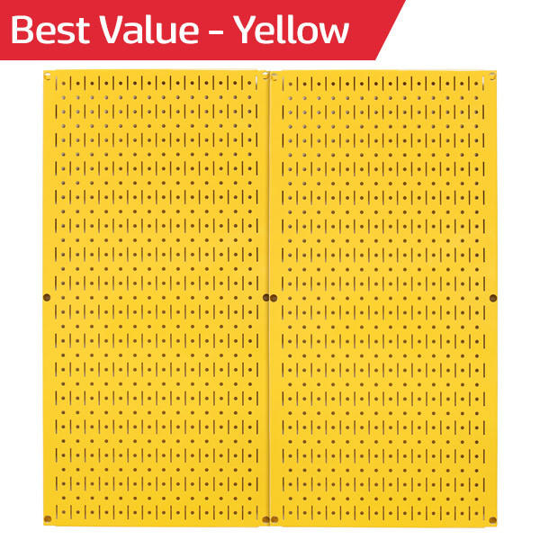 Metal Pegboard Pack - Two 32in x 16in Pegboard Tool Boards