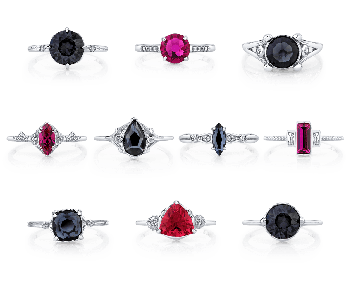 Black Dahlia - Satin Collection - Jewel Candle