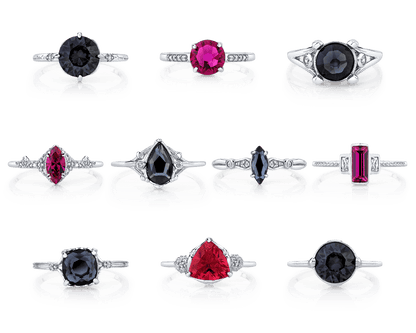 Black Dahlia - Satin Collection - Jewel Candle