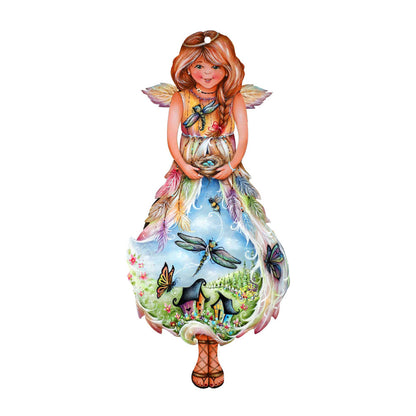 Blessing Angel Wildlife Door Decor - J. Mills-Price - Wildlife Holiday Decor - 8457902H