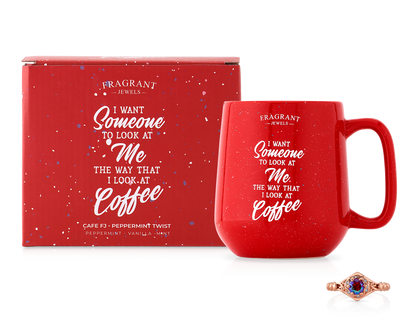 Cafe FJ: Peppermint Twist - Look at Me - Jewel Candle