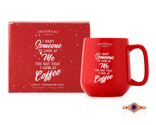 Cafe FJ: Peppermint Twist - Look at Me - Jewel Candle