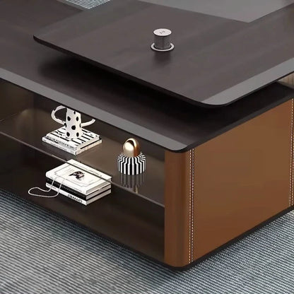Wilcroft · Modern L-Shaped Executive Desk