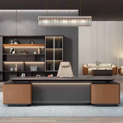 Wilcroft · Modern L-Shaped Executive Desk