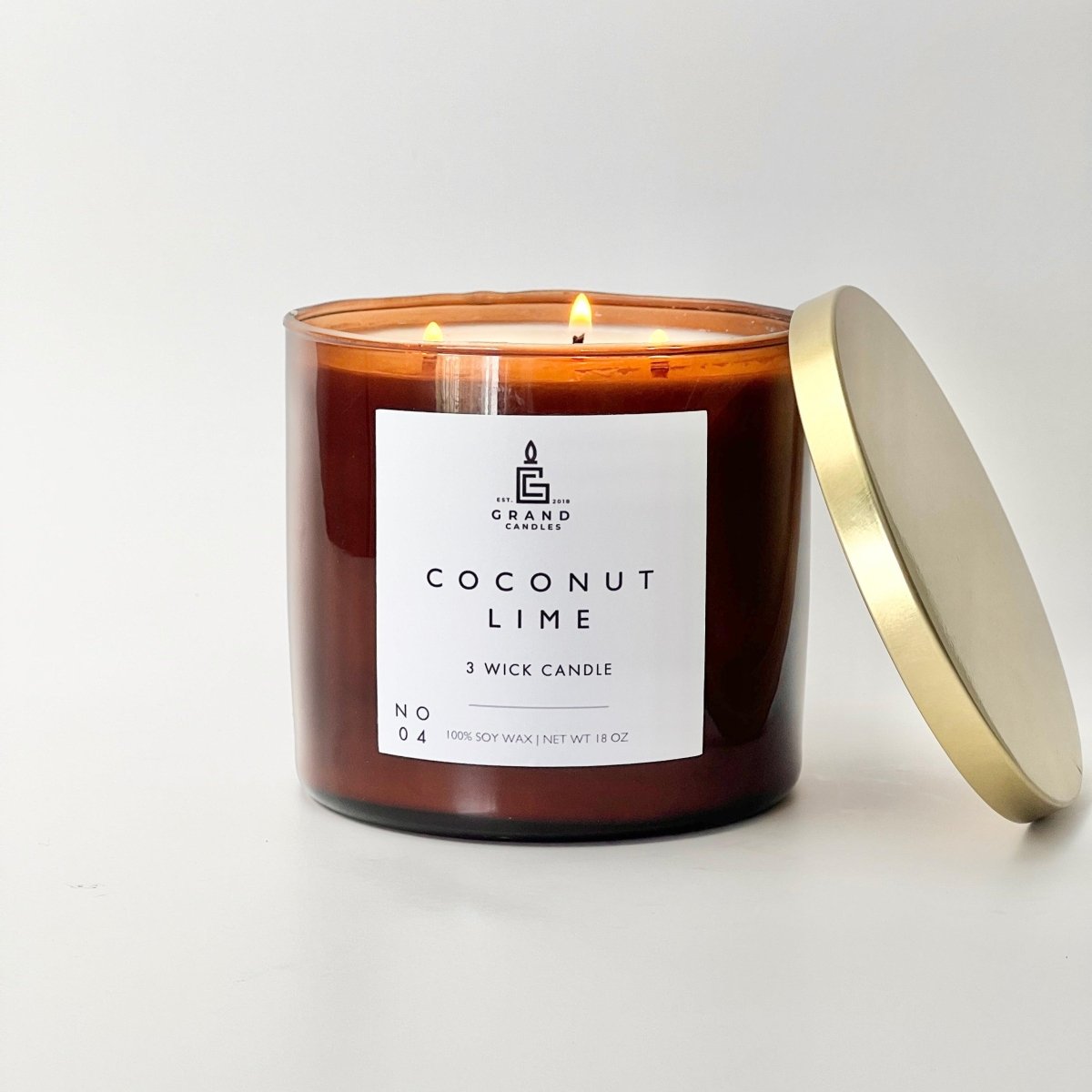 Coconut Lime Soy Candle