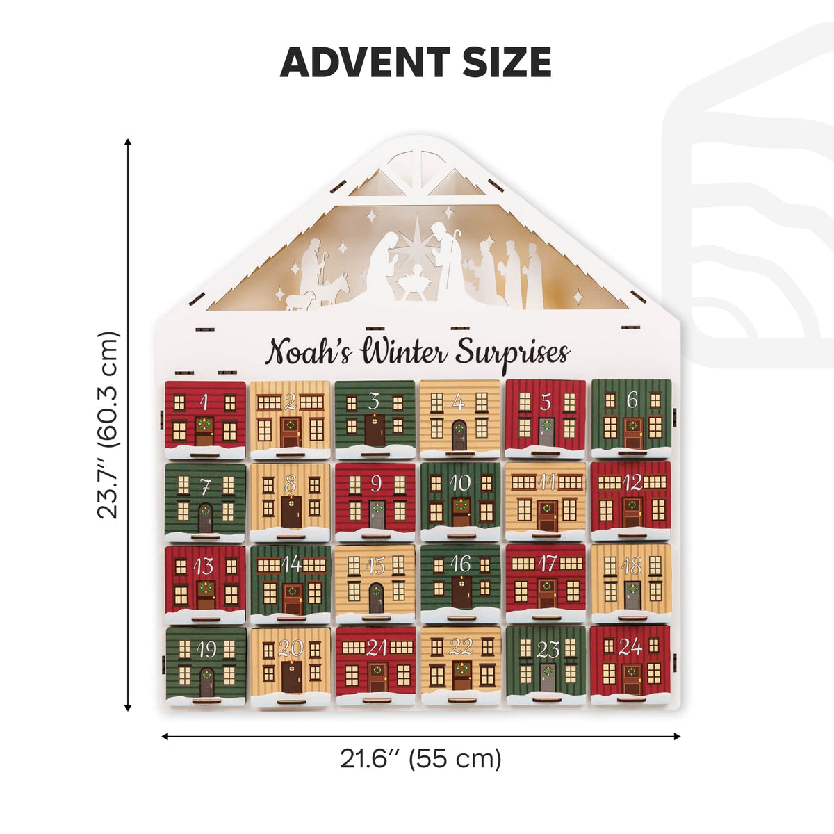 Christmas Advent Calendar - Colored (B2B)