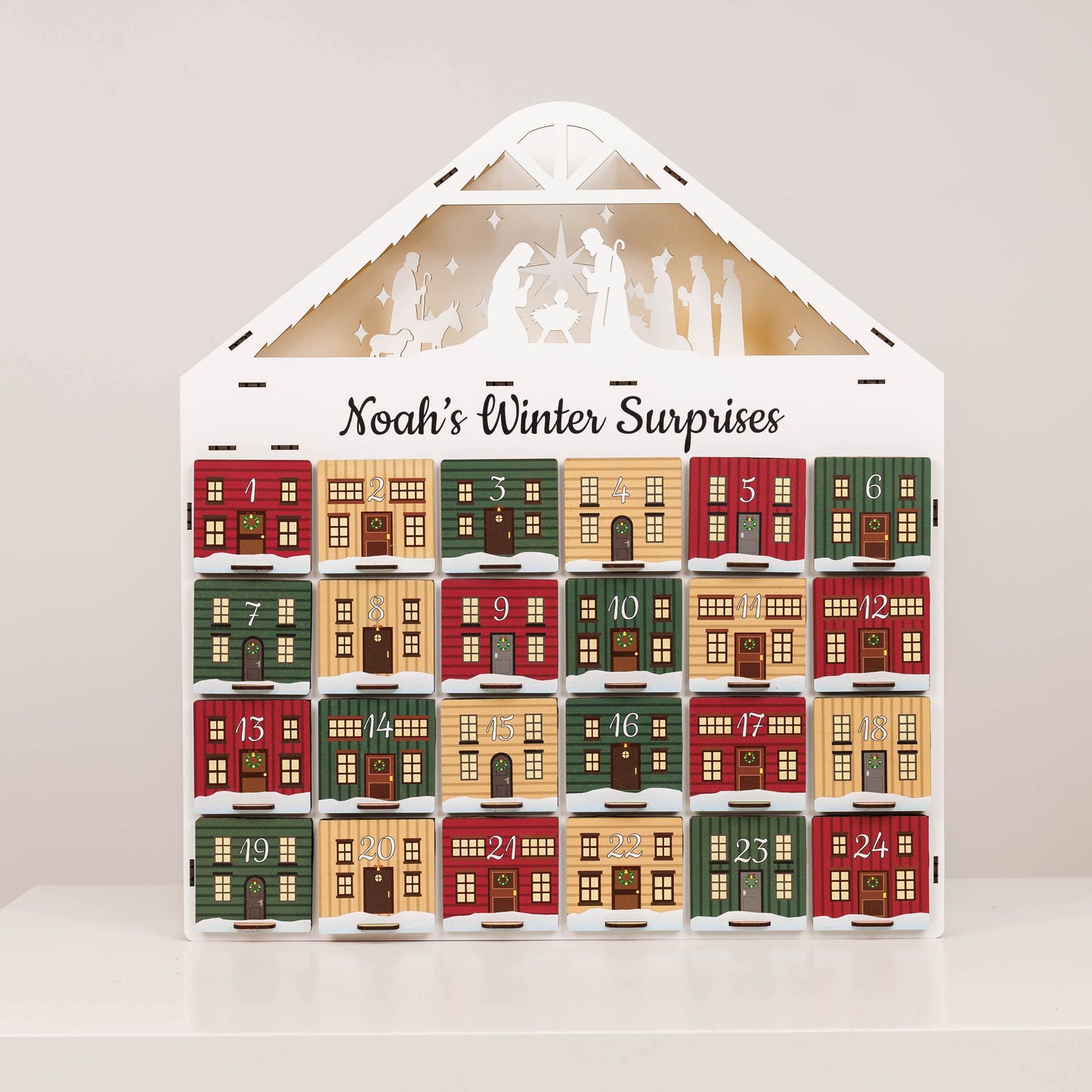 Christmas Advent Calendar - Colored