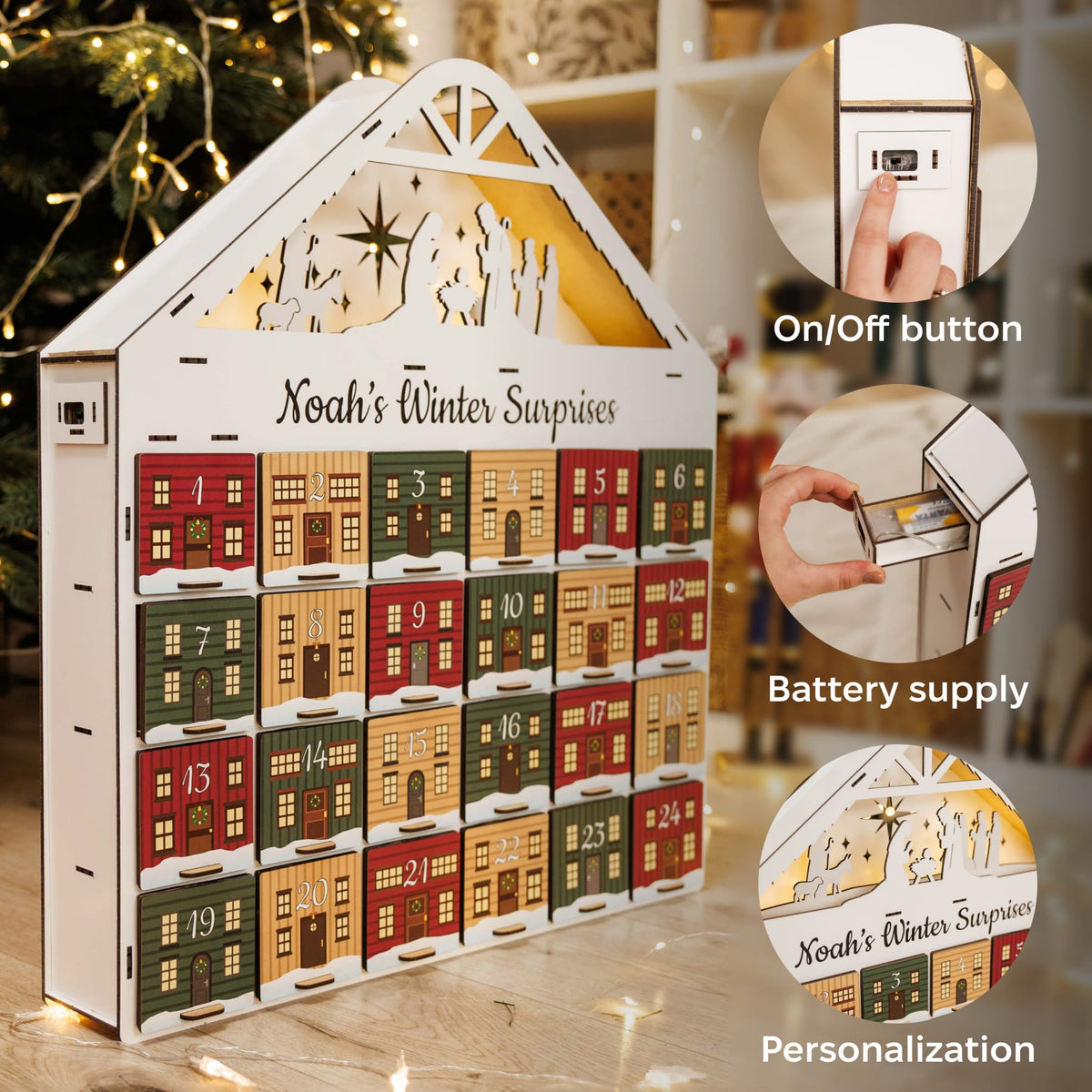 Christmas Advent Calendar - Colored (B2B)