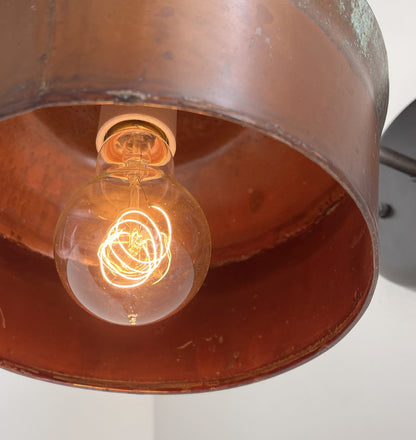 Copper Handcrafted Rustic Farmhouse Wall Sconce Light