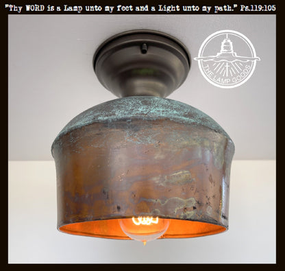 Copper Handcrafted Rustic Farmhouse Wall Sconce Light