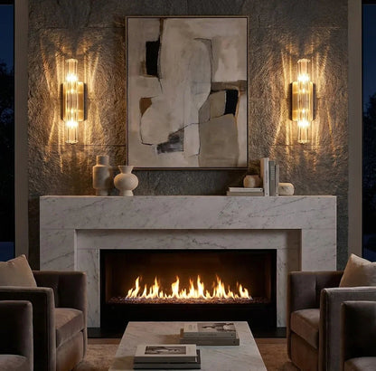 Crystal Prism Wall Sconce Light Fixture