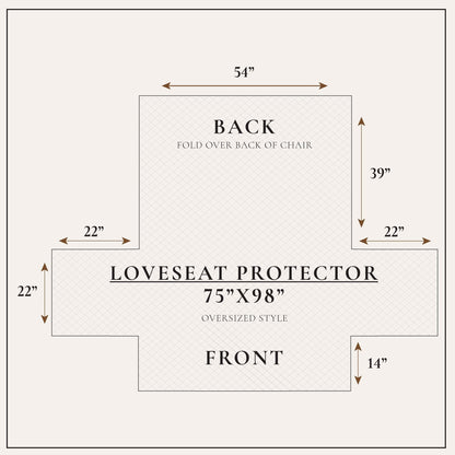 Reversible Floral Patchwork Furniture Protector - Maribel Collection