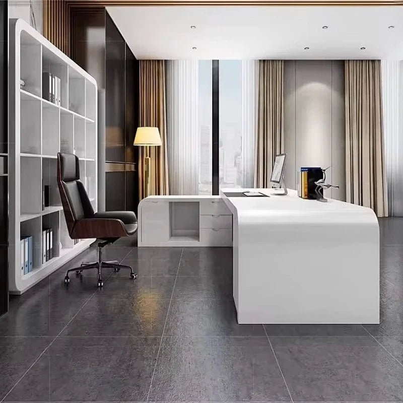 Halcyon · L-Shaped Executive Desk
