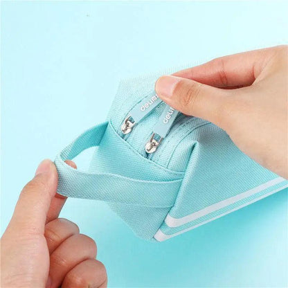 Durable Simple Large Capacity School Stationery Double Layer Case  Students Unique Design High Quality Office Handbag Pencil Case