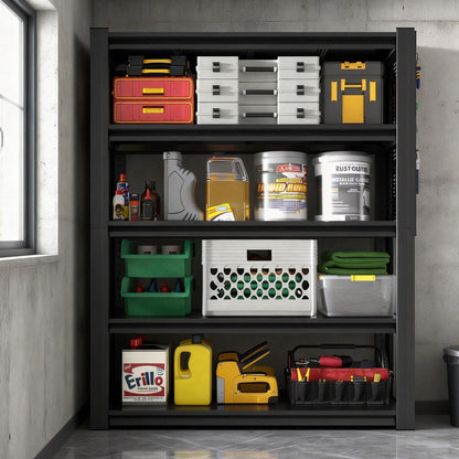 Heavy-Duty 5-Tier Adjustable Storage Shelving Unit - 78"H