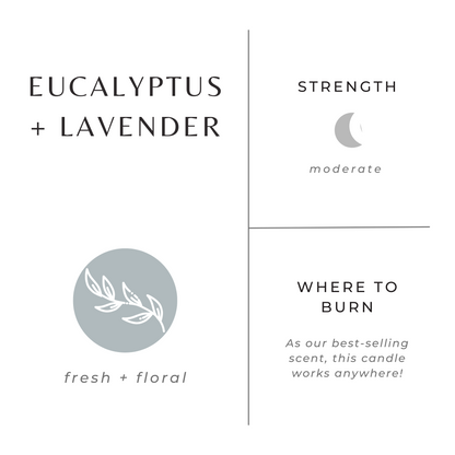 Eucalyptus + Lavender - Signature Soy Candle