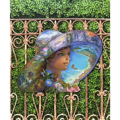 Hat of Timeless Places Wall Hanger by Josephine Wall - Christmas Decor - 845616H-JW