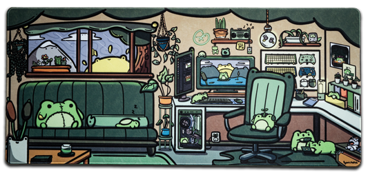 Froggy Office Desk Mat from Hipyo Tech x Ryan's Notes