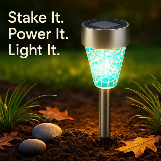 Solar Garden Pathway Lights Outdoor for Yard