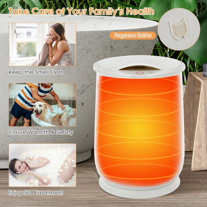 20L Bathroom Towel Warmer with Auto Shut-White