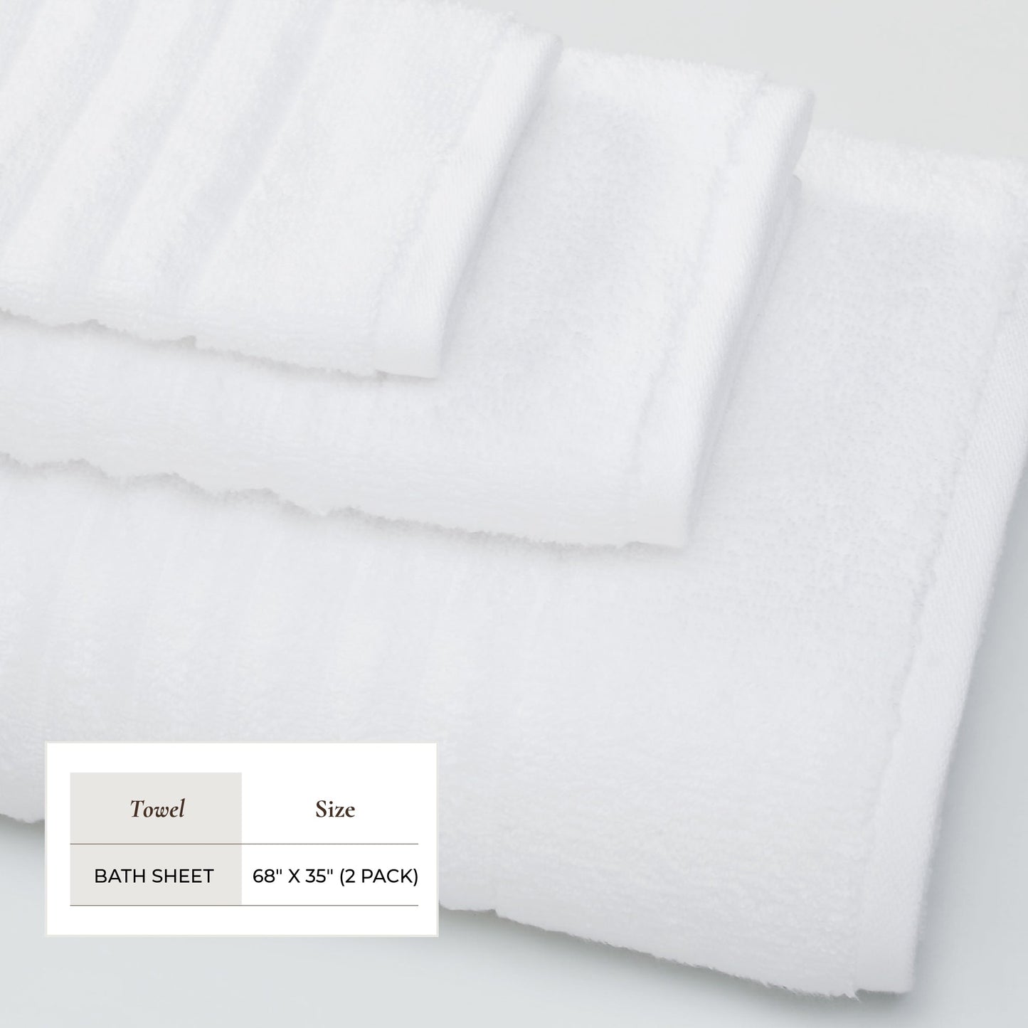 Luxury Combed Cotton Bath Towel Set - Karina Collection