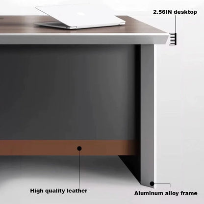 Elgin · Modern L-Shaped Executive Desk