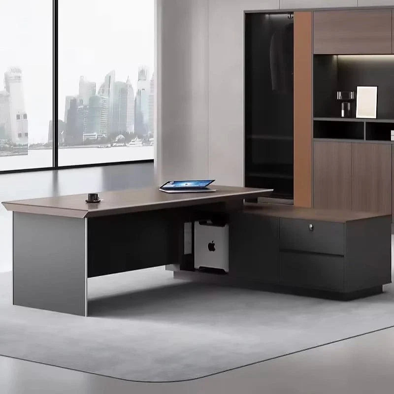 Elgin · Modern L-Shaped Executive Desk