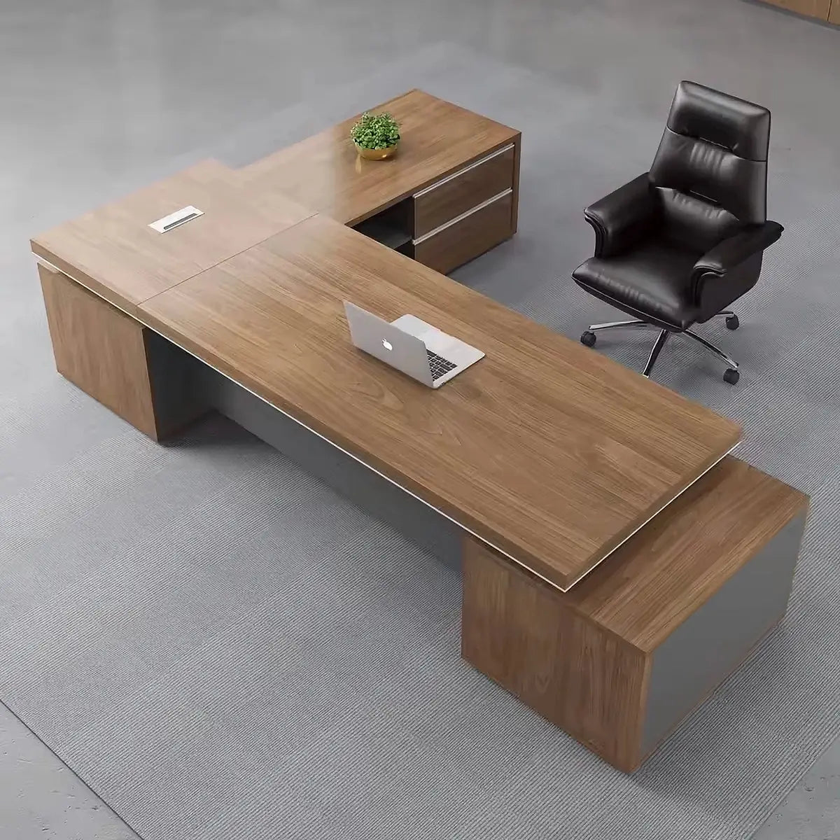 Hewson · Modern L-Shaped Executive Desk
