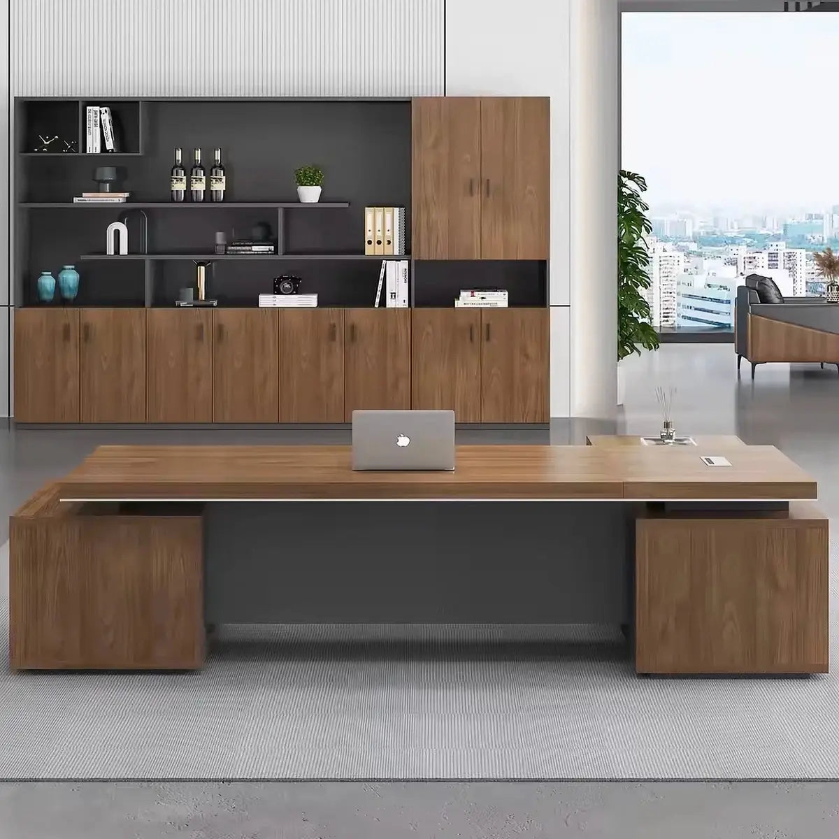 Hewson · Modern L-Shaped Executive Desk