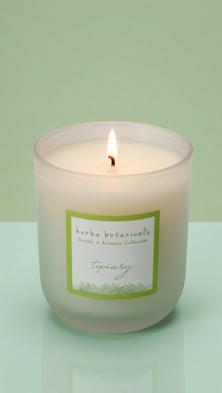 coconut plant-based wax candle