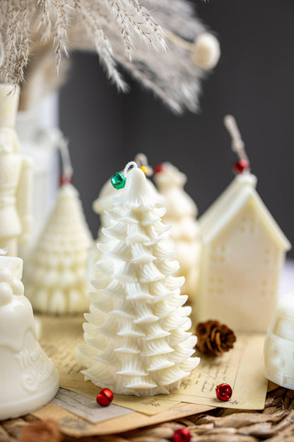 Unique Christmas Tree Candle – Handmade Festive Soy Candle for Holiday Decor & Christmas Gifts