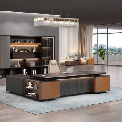 Wilcroft · Modern L-Shaped Executive Desk