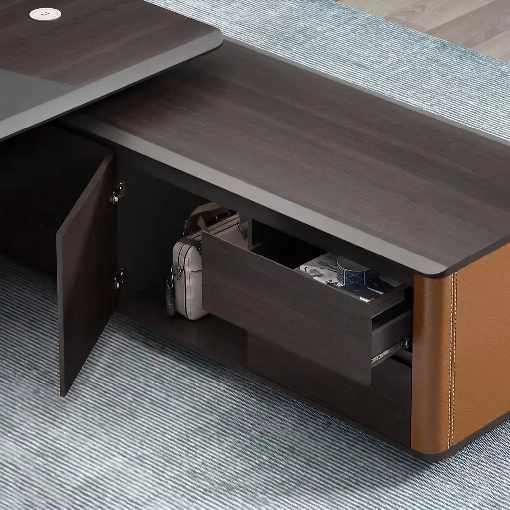 Wilcroft · Modern L-Shaped Executive Desk
