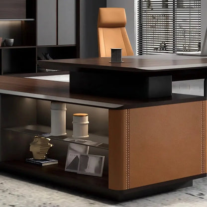 Wilcroft · Modern L-Shaped Executive Desk