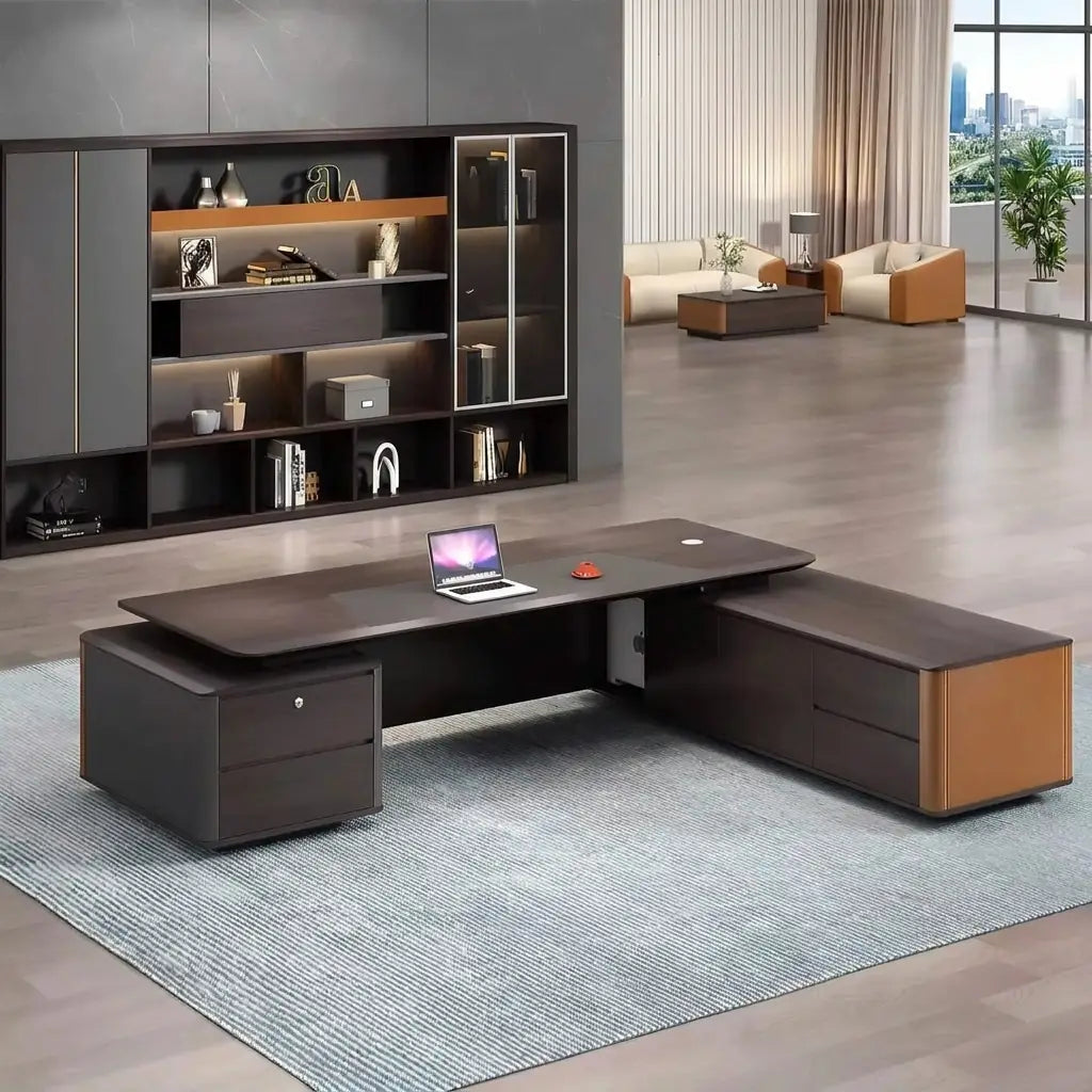 Wilcroft · Modern L-Shaped Executive Desk