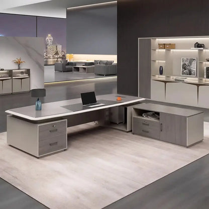 Wynn · Executive Desk w/ Mobile Storage