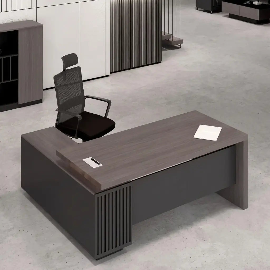 Mercer · Modern Executive L-Shaped Desk
