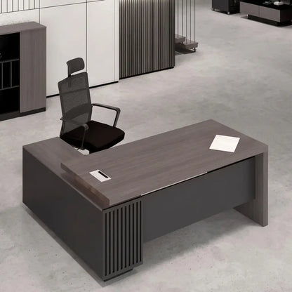 Mercer · Modern Executive L-Shaped Desk