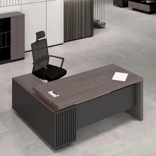 Mercer · Modern Executive L-Shaped Desk